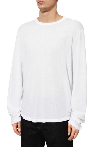 Хлопковый лонгслив JAMES PERSE белого цвета по цене 26850 руб., арт. MKJ3312, фото 3 Хлопковый лонгслив JAMES PERSE, арт. MKJ3312, фото 3