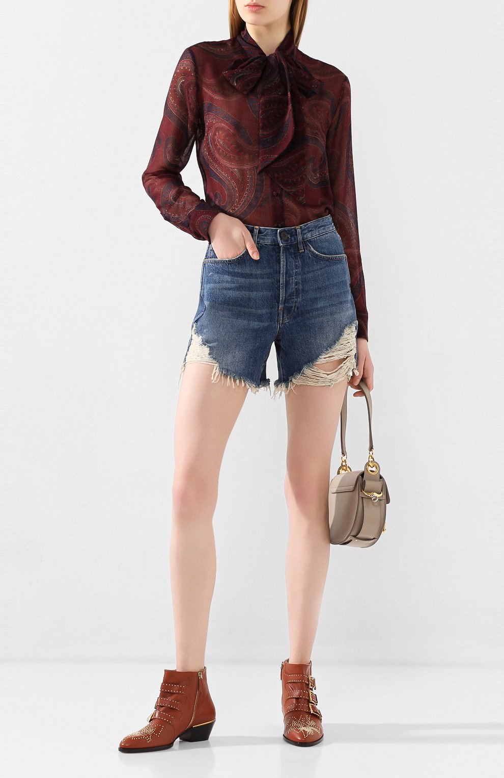 Кожаные казаки susanna CHLOÉ, арт. CHC16A13475, фото 2