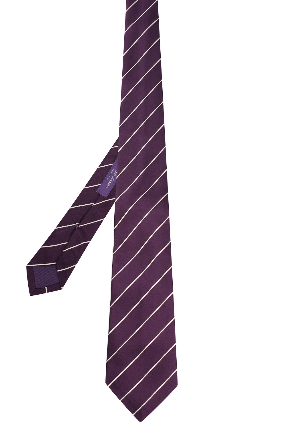 Шелковый галстук RALPH LAUREN фиолетового цвета по цене 32850 руб., арт. 791537407, фото 2 Шелковый галстук RALPH LAUREN, арт. 791537407, фото 2