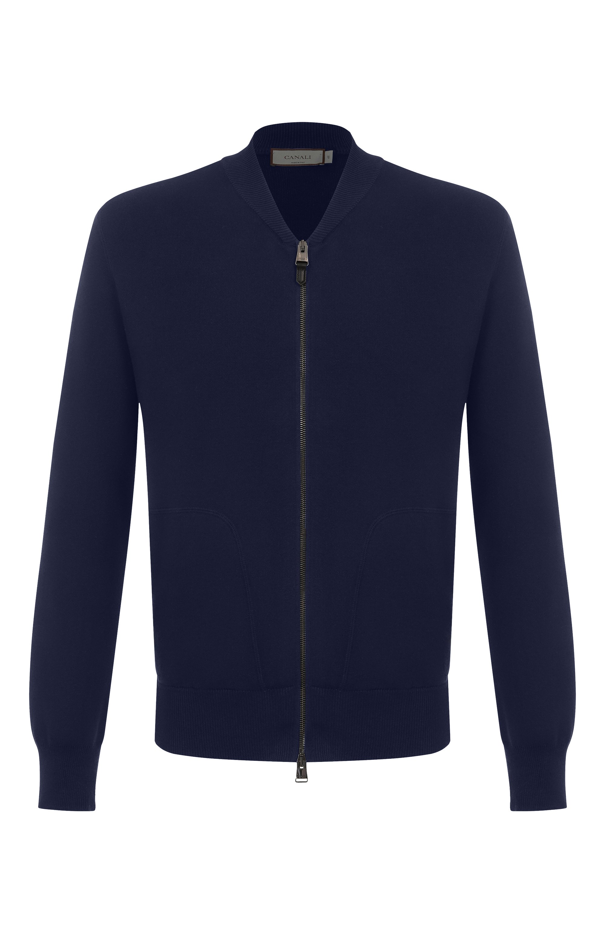 Кардиган CANALI темно-синего цвета по цене 122500 руб., арт. C1144/MK02276, фото 1 Кардиган CANALI, арт. C1144/MK02276, фото 1