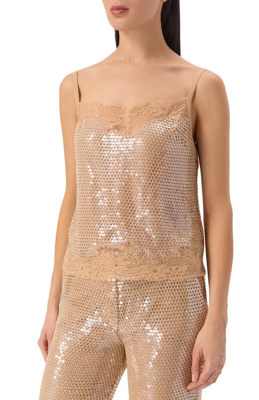 Комплект из жакета и топа Elie Saab TW009NR26/TUL03 Бежевый  TW009NR26/TUL03 Фото 5