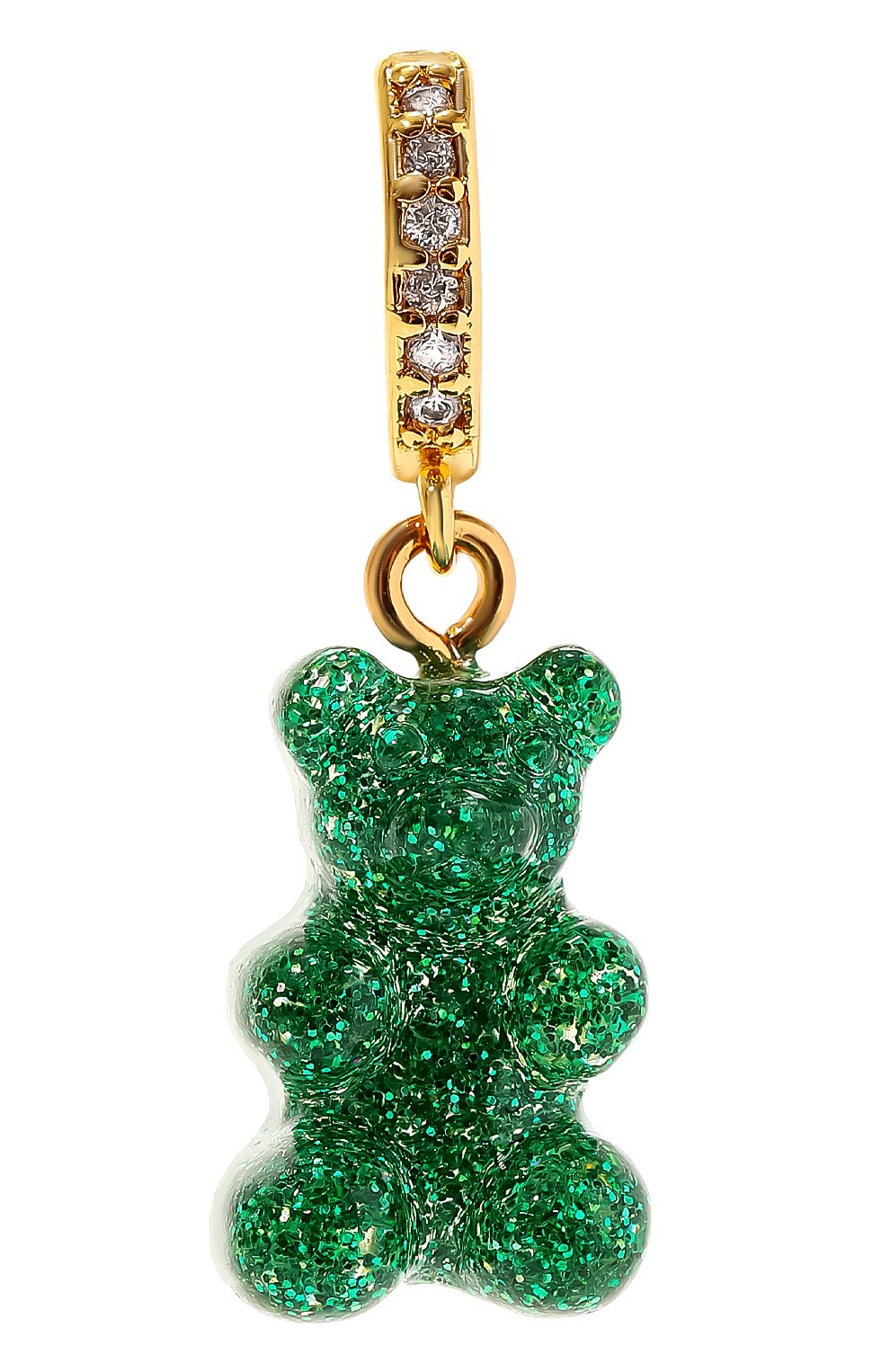 Моносерьга CRYSTAL HAZE, арт. N0STALGIA BEAR H00P, фото 1