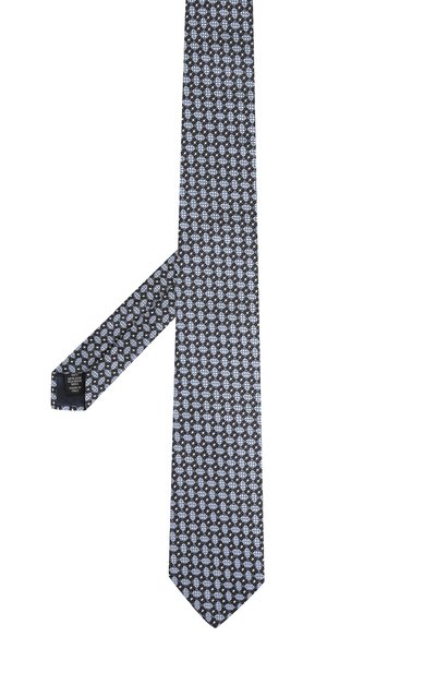 Шелковый галстук с узором ZEGNA, арт. Z9E251L8, фото 2