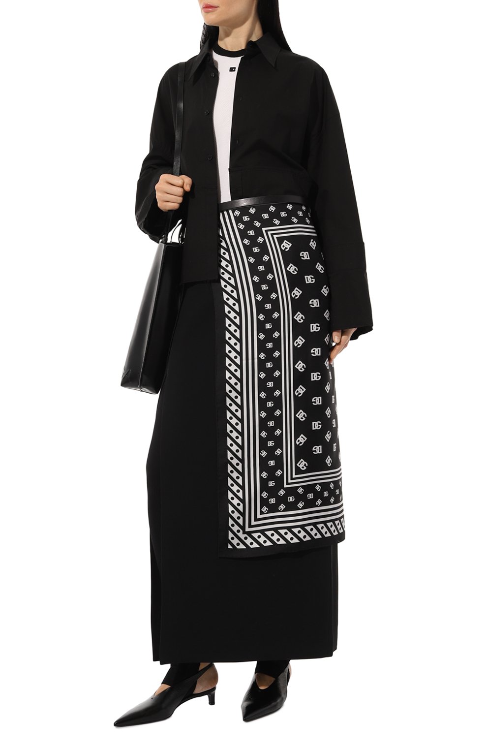 Шелковый платок DOLCE & GABBANA, арт. FN090R/GDB7Z, фото 2