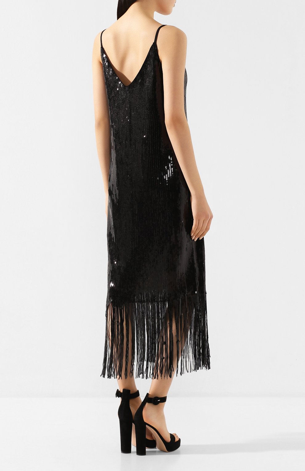 Платье с пайетками IN THE MOOD FOR LOVE черного цвета по цене 42200 руб., арт. D0RIS DRESS, фото 4 Платье с пайетками IN THE MOOD FOR LOVE, арт. D0RIS DRESS, фото 4