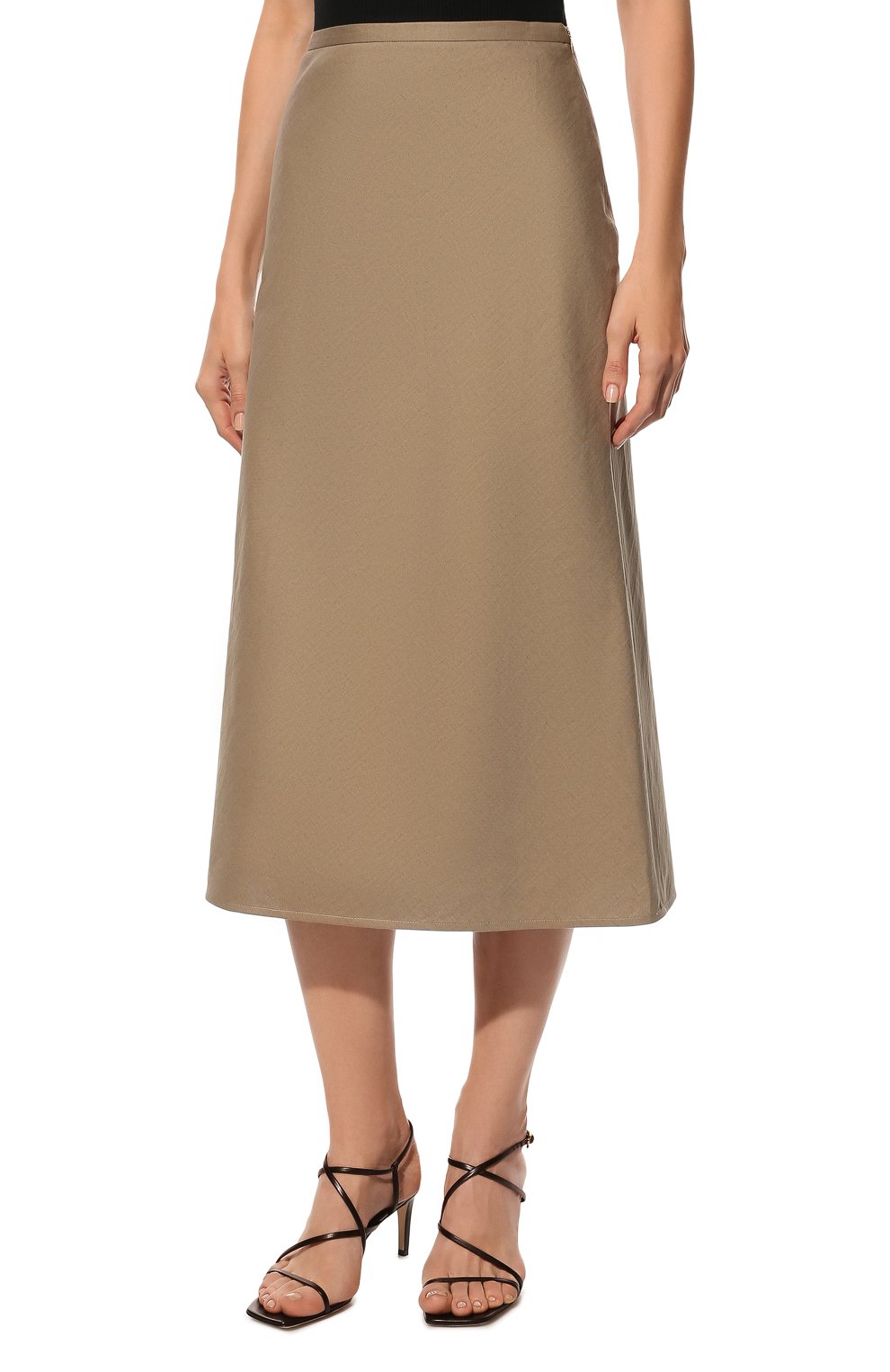 Юбка из хлопка и льна NOBLE&BRULEE, арт. NB150221/141, фото 3