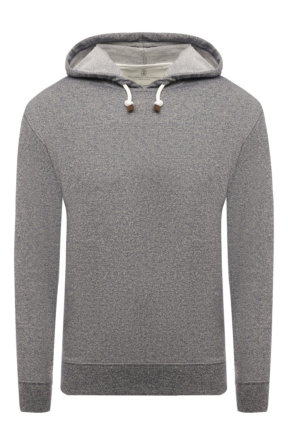 Худи из хлопка и льна BRUNELLO CUCINELLI, арт. MTU153450, фото 1