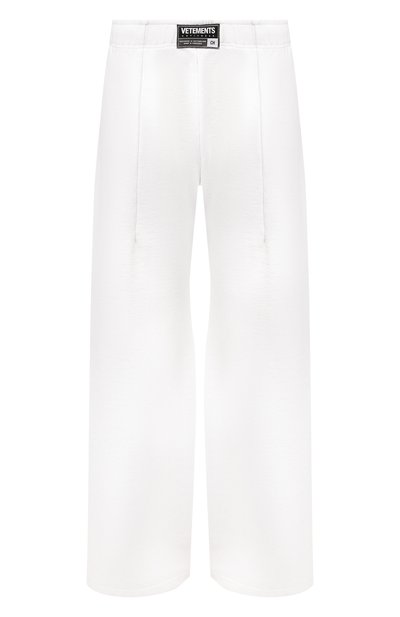 Женские хлопковые брюки VETEMENTS, арт. SS20PA135 1624/W/WHITE