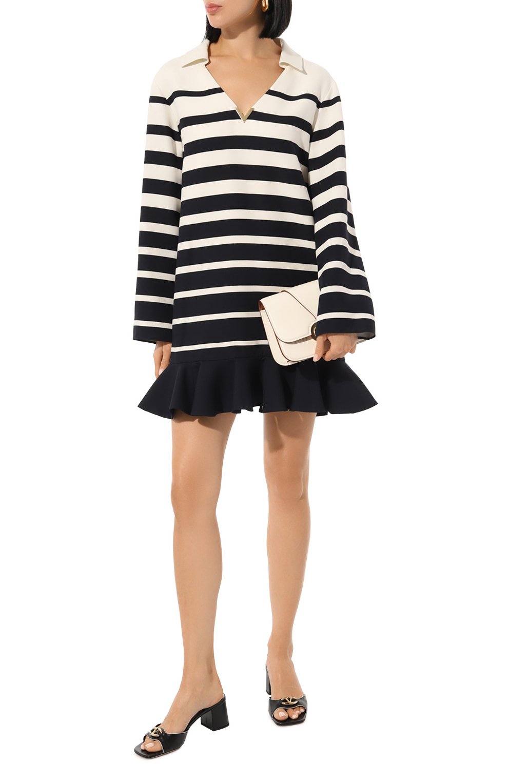 Платье из шерсти и шелка VALENTINO, арт. 5B3VAAJ58QQ, фото 2