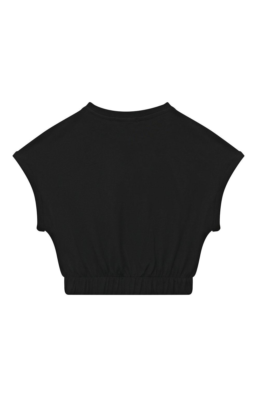 Хлопковая футболка MSGM KIDS, арт. MS029392, фото 2