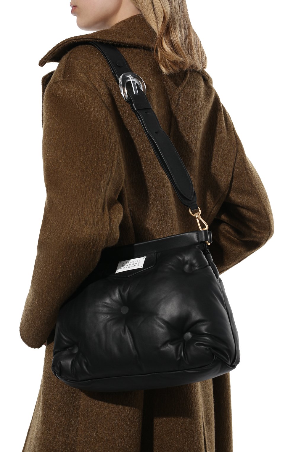 Сумка glam slam MAISON MARGIELA черного цвета по цене 155000 руб., арт. S61WG0032/PR818, фото 6 Сумка glam slam MAISON MARGIELA, арт. S61WG0032/PR818, фото 6