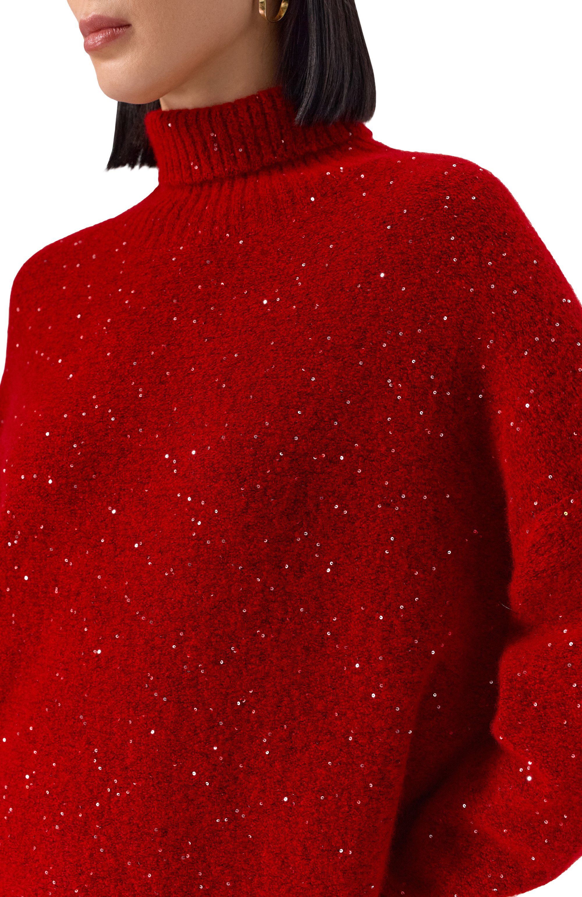 Свитер из кашемира и хлопка ADDICTED красного цвета по цене 65500 руб., арт. NY102-1, фото 5 Свитер из кашемира и хлопка ADDICTED, арт. NY102-1, фото 5