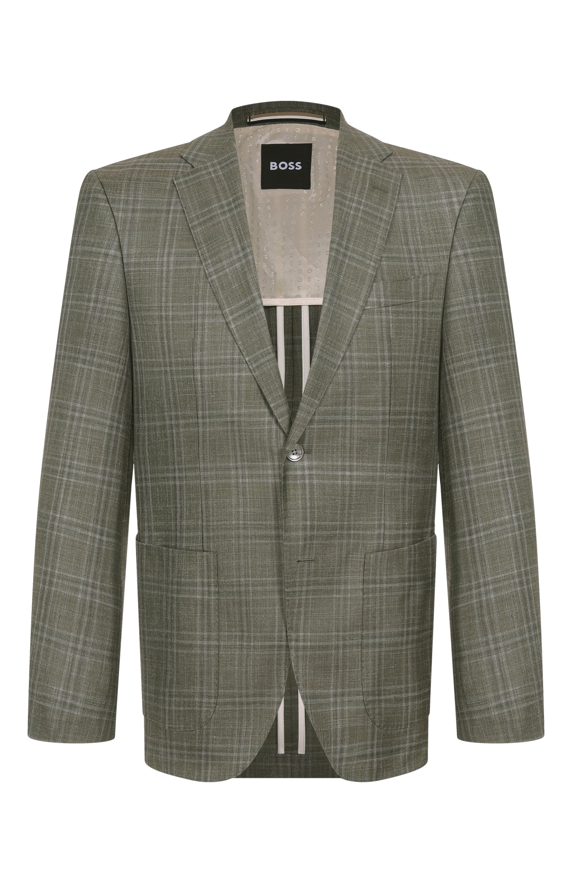Пиджак из шерсти и шелка BOSS, арт. 50540722, фото 1