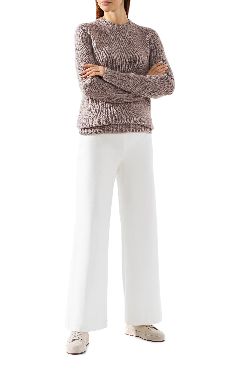 Брюки из смеси кашемира и шелка LORO PIANA, арт. FAI8348, фото 2