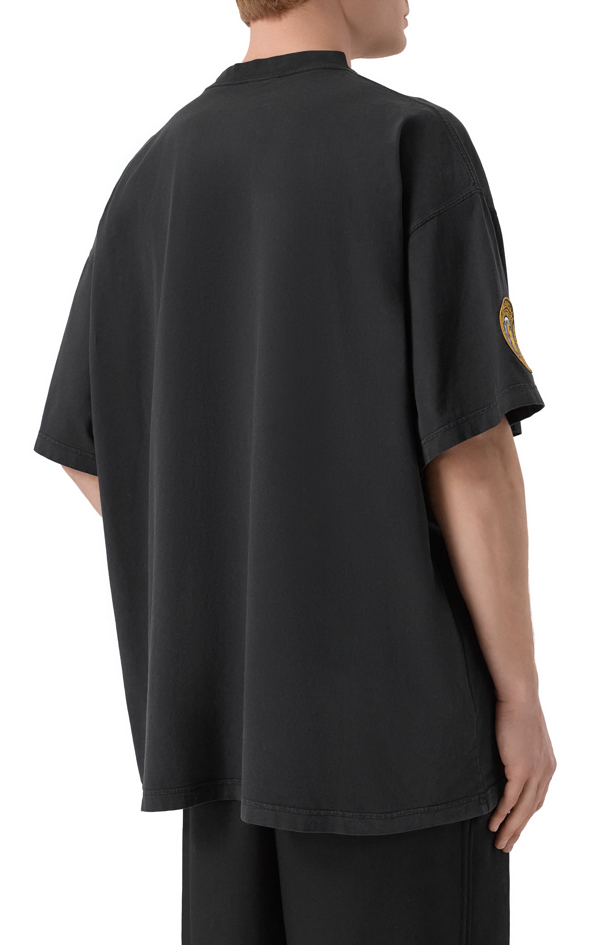 Хлопковая футболка BALENCIAGA, арт. 831305/TSVH4, фото 4