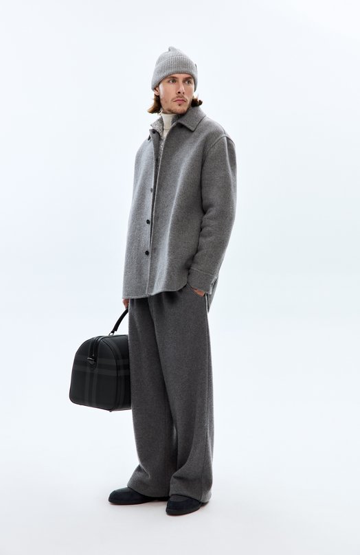 Шерстяная куртка-рубашка Jil Sander J23BN0006-J40020 Серый  J23BN0006-J40020 Фото 6