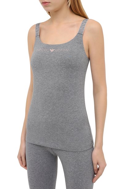 Хлопковая майка EMPORIO ARMANI, арт. 164237/0A317, фото 3