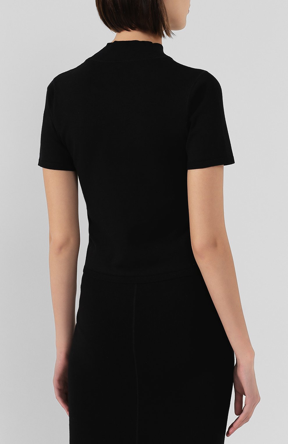 Топ ALEXANDERWANG.T черного цвета по цене 31150 руб., арт. 4KC2191008, фото 4 Топ ALEXANDERWANG.T, арт. 4KC2191008, фото 4