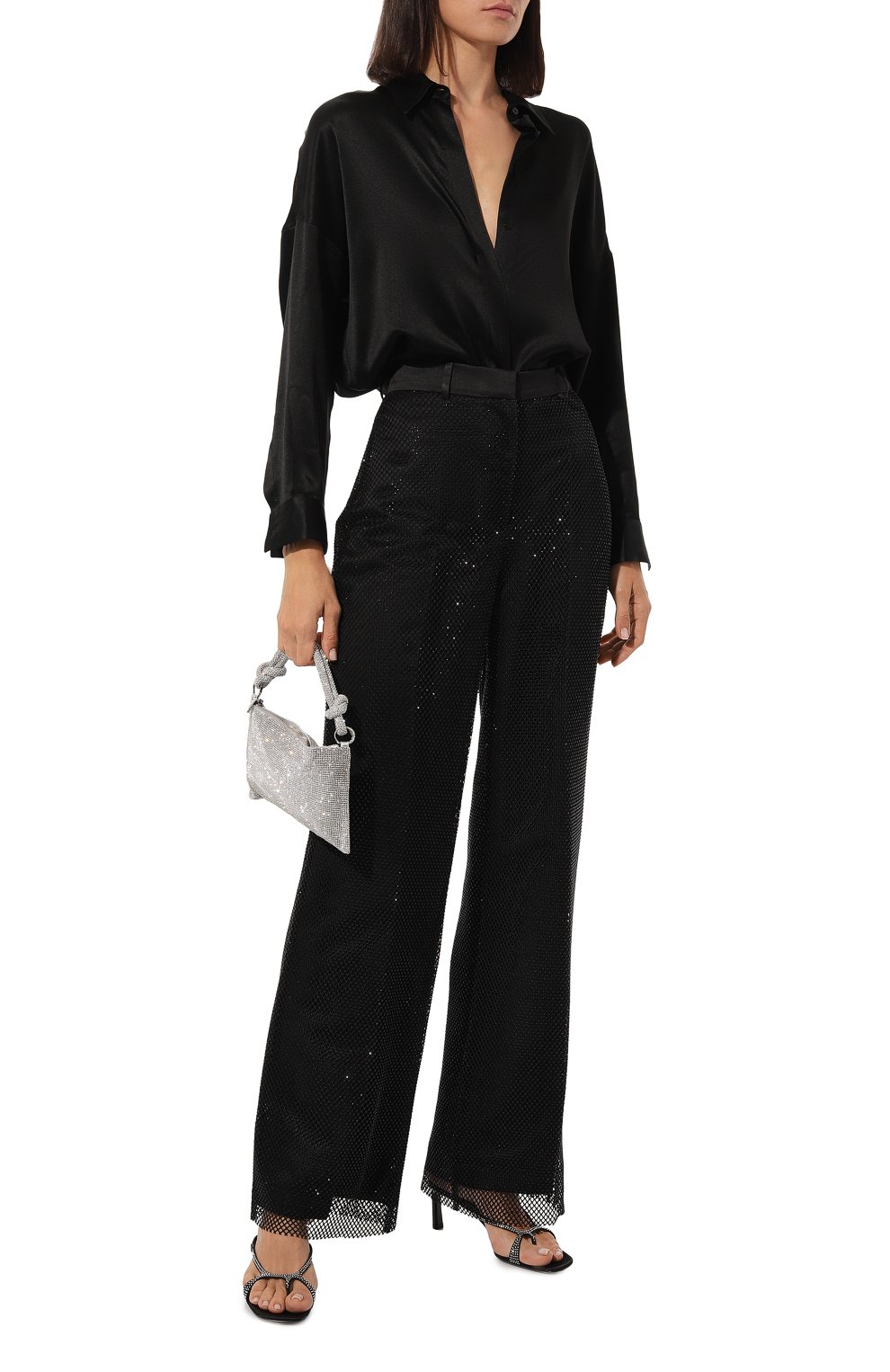 Брюки с отделкой стразами ALINE, арт. AL121002, фото 2