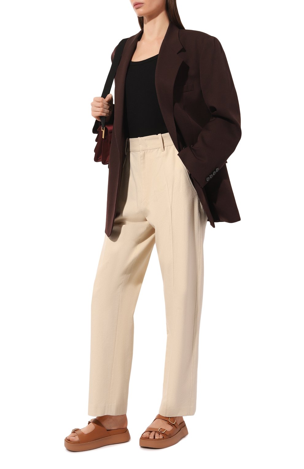 Кожаные шлепанцы SANTONI, арт. WHAX70409FPGTSZAI90, фото 2