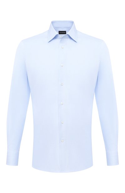 Хлопковая сорочка ZEGNA, арт. 801262/9MS0BR, фото 1