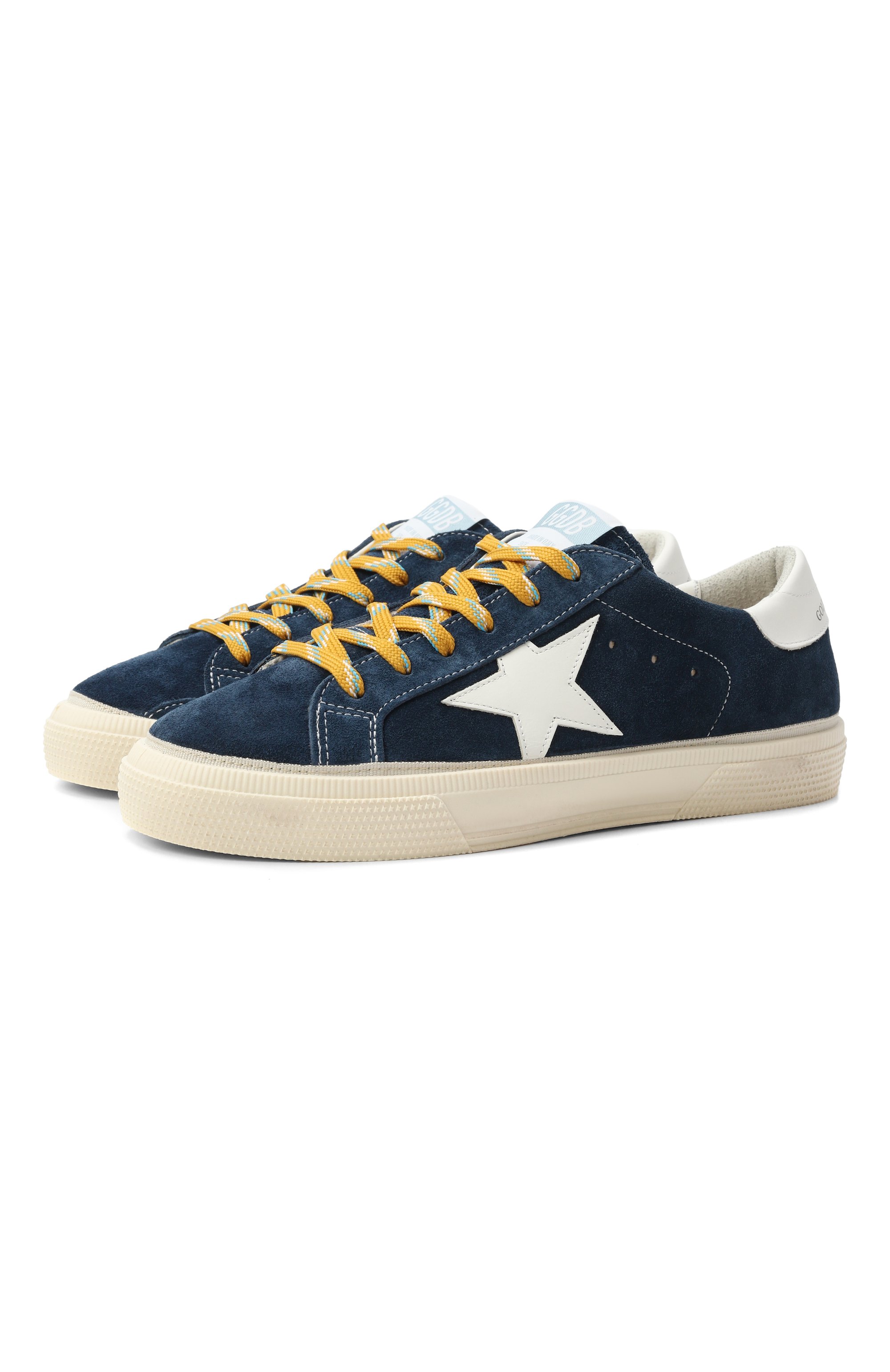 Замшевые кеды GOLDEN GOOSE DELUXE BRAND, арт. GTF00112.F007436, фото 1