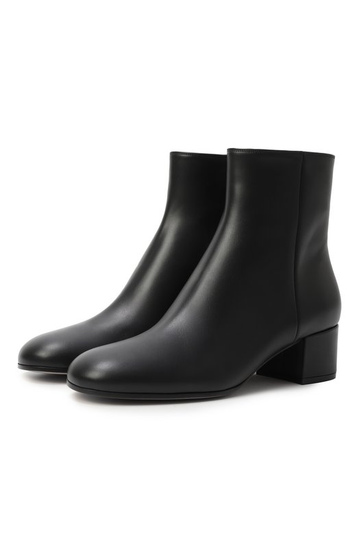 Кожаные ботильоны Joelle 45 Gianvito Rossi G73031.45RIC.VGINER0 Чёрный G73031.45RIC.VGINER0