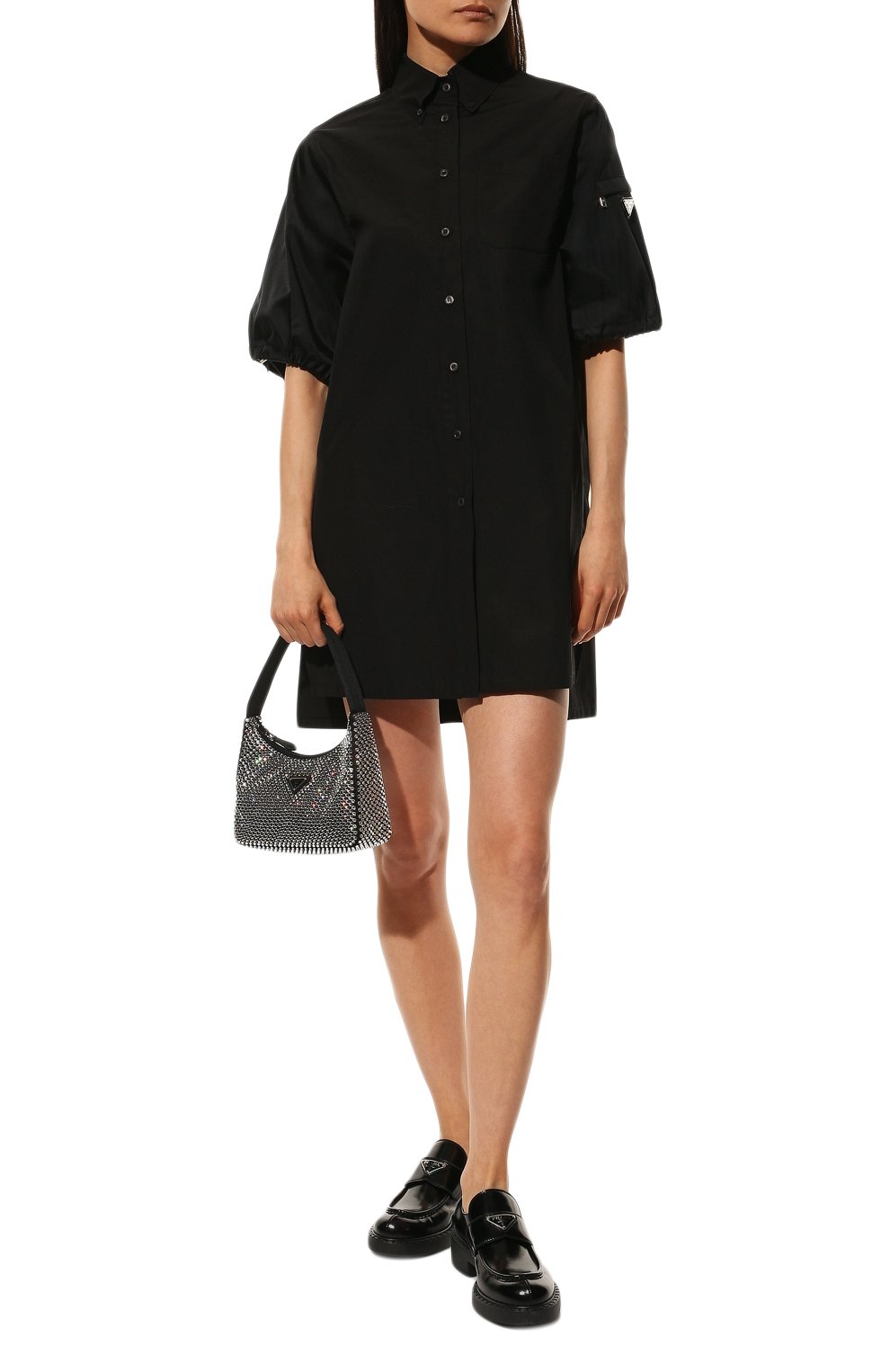 Хлопковое платье PRADA, арт. P3F09-10UR-F0002-212, фото 2