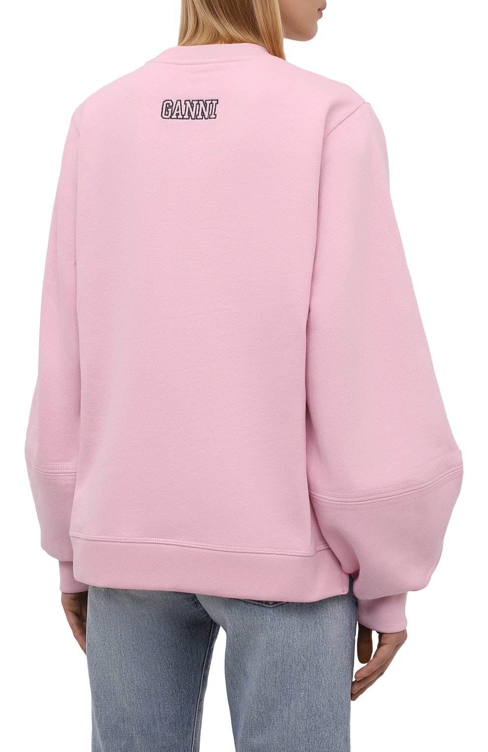 Хлопковый свитшот GANNI, арт. T2921, фото 4