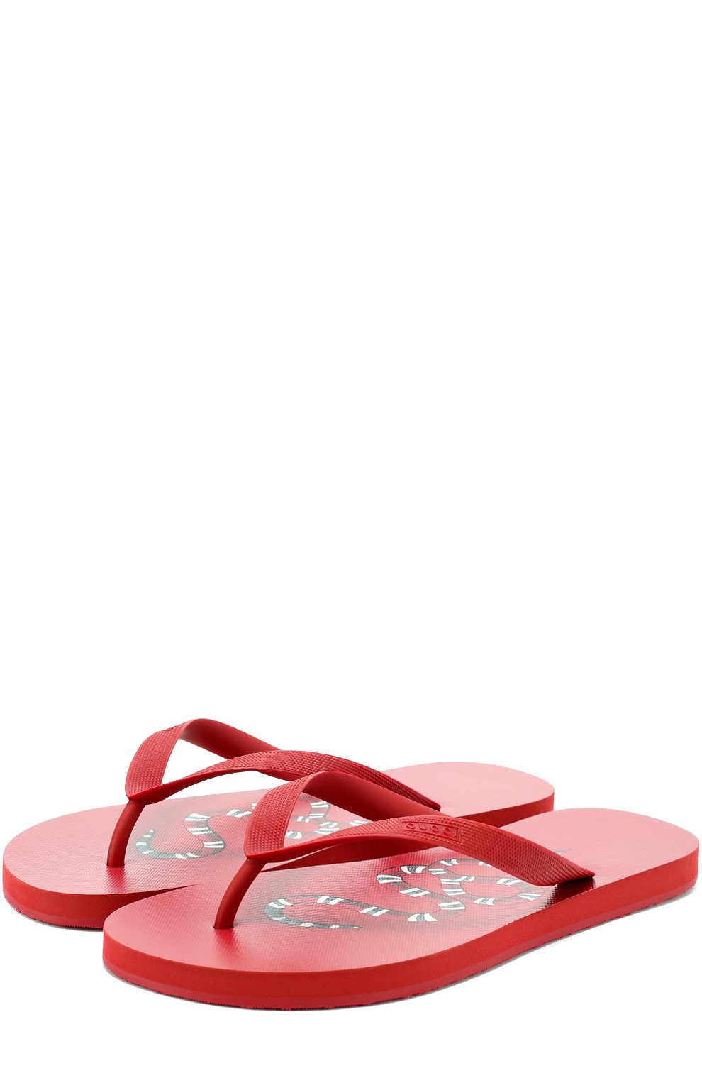 Резиновые шлепанцы на подошве с принтом GUCCI, арт. 456195/JCCF0, фото 1