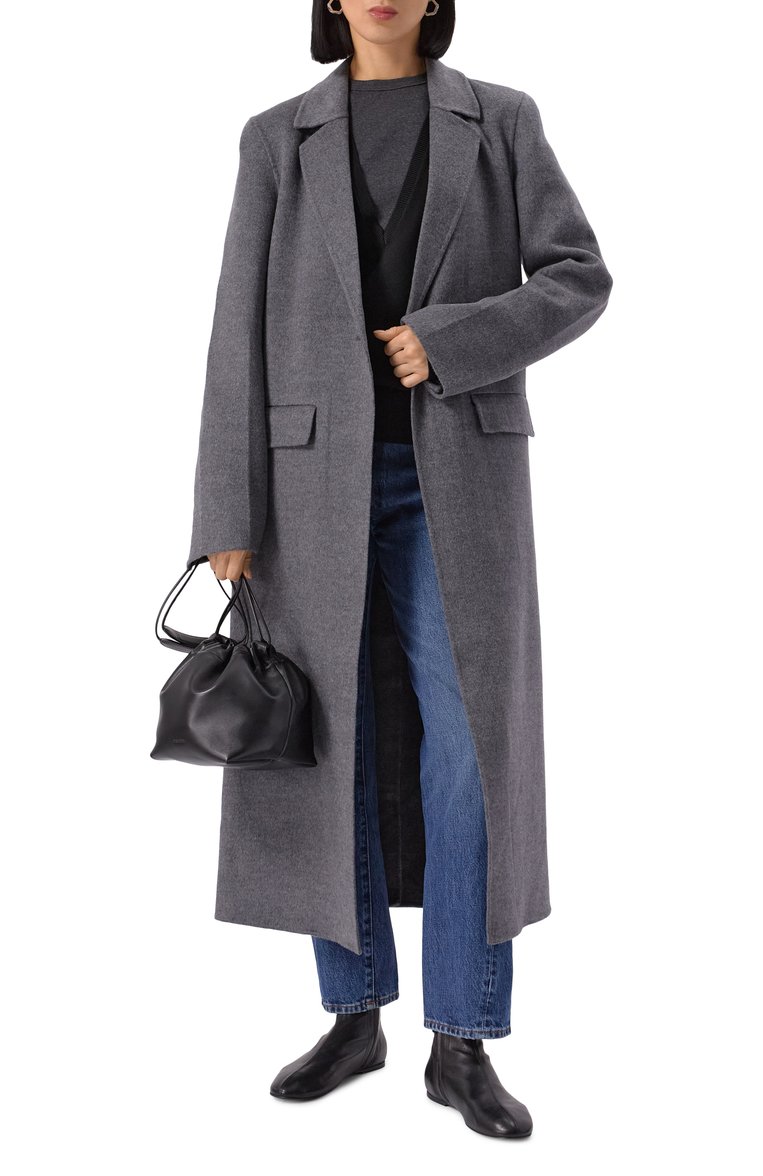 Женская сумка dumpling JIL SANDER черного цвета, арт. J07WG0027/P7365 | Фото 7 (Размер: small; Материал сплава: Проставлено; Драгоценные камни: Проставлено; Материал: Натуральная кожа)