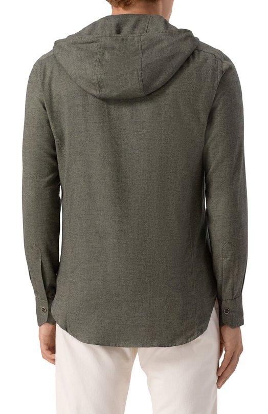 Рубашка Kiton UMCMARH0944007 Хаки  UMCMARH0944007 Фото 4