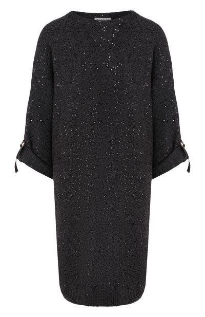 Женское платье из смеси кашемира и шелка BRUNELLO CUCINELLI, арт. M73542A80