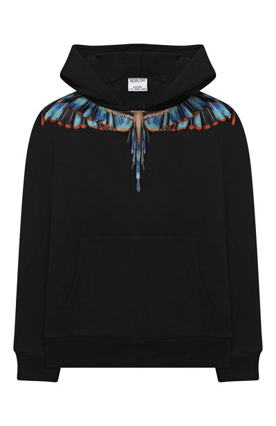 Хлопковое худи MARCELO BURLON KIDS OF MILAN, арт. CBBB001F21FLE003, фото 1