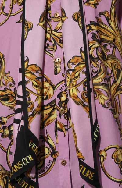 Хлопковая блузка VERSACE JEANS COUTURE, арт. 72HAL2A7/NS122, фото 5