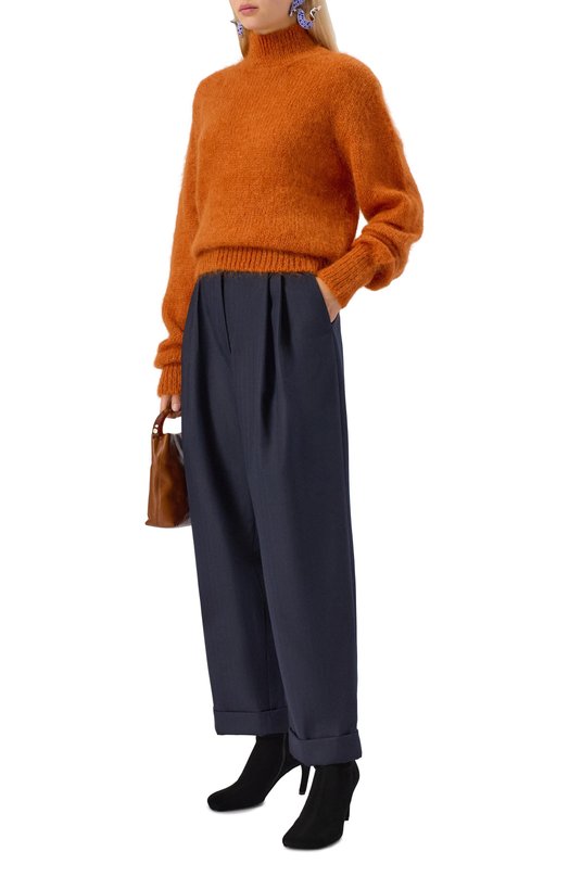 Замшевые ботильоны Dries Van Noten W232-201/135 Чёрный  W232-201/135 Фото 3