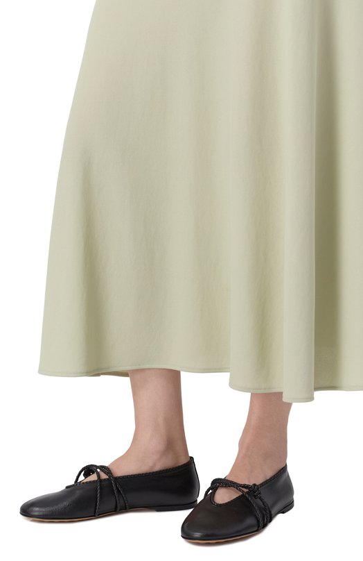 Кожаные балетки Rosa Bottega Veneta 855866/VBSD0 Чёрный  855866/VBSD0 Фото 2