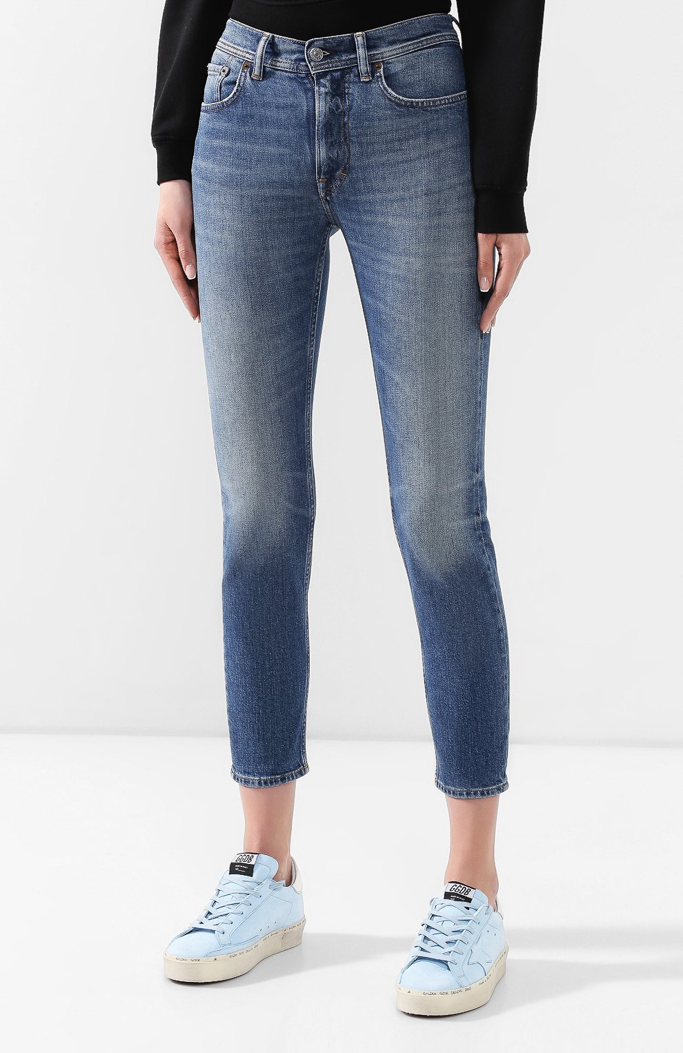 Укороченные джинсы ACNE STUDIOS, арт. A00006, фото 3