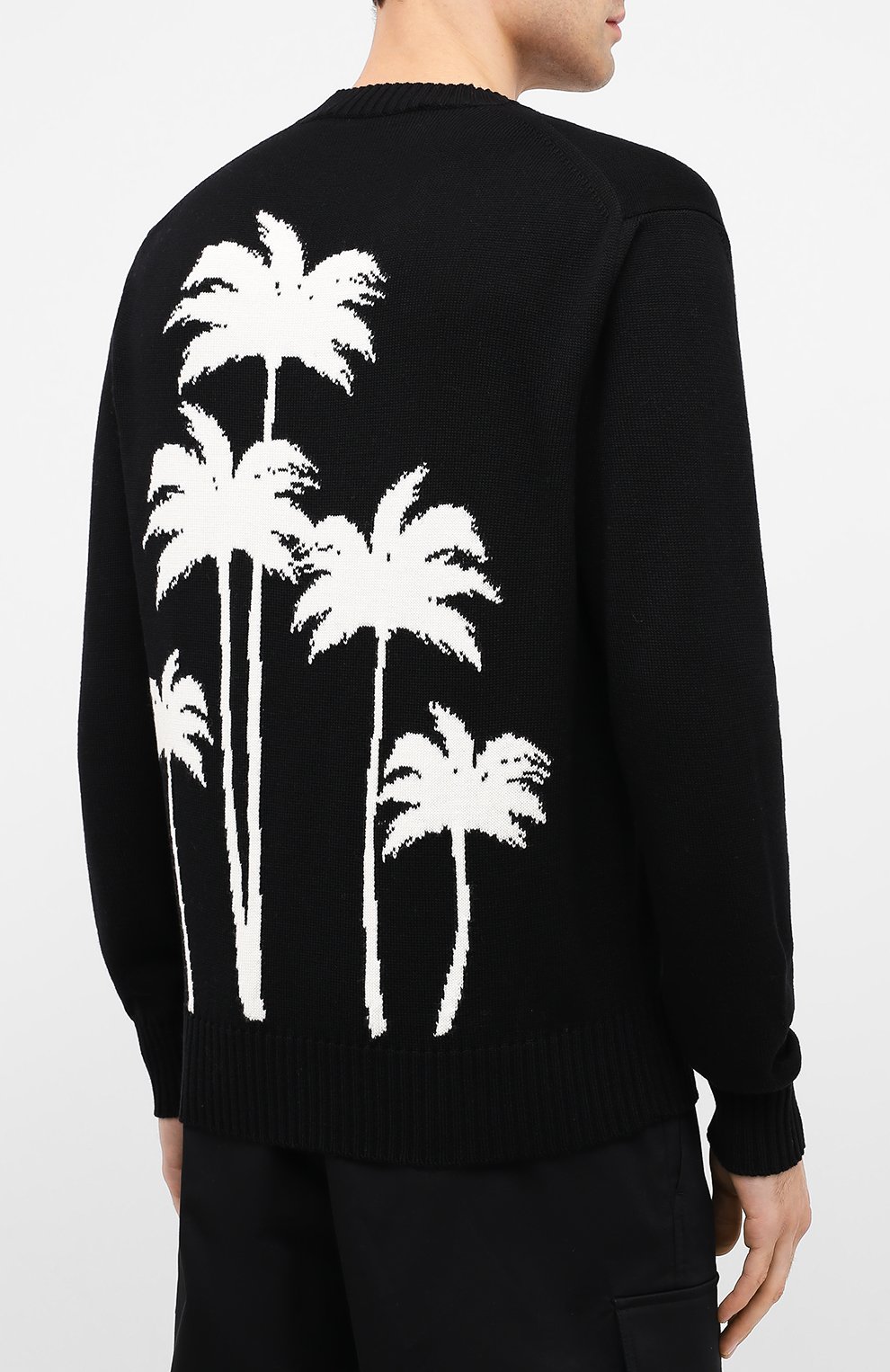 Шерстяной свитер PALM ANGELS, арт. PMHE013E20KNI0011001, фото 4