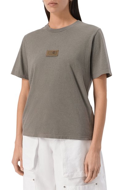 Хлопковая футболка MM6, арт. S52GC0356/M20048, фото 3