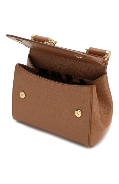 Сумка sicily small DOLCE & GABBANA бежевого цвета по цене 159500 руб., арт. BB6003/A1001, фото 4 Сумка sicily small DOLCE & GABBANA, арт. BB6003/A1001, фото 4