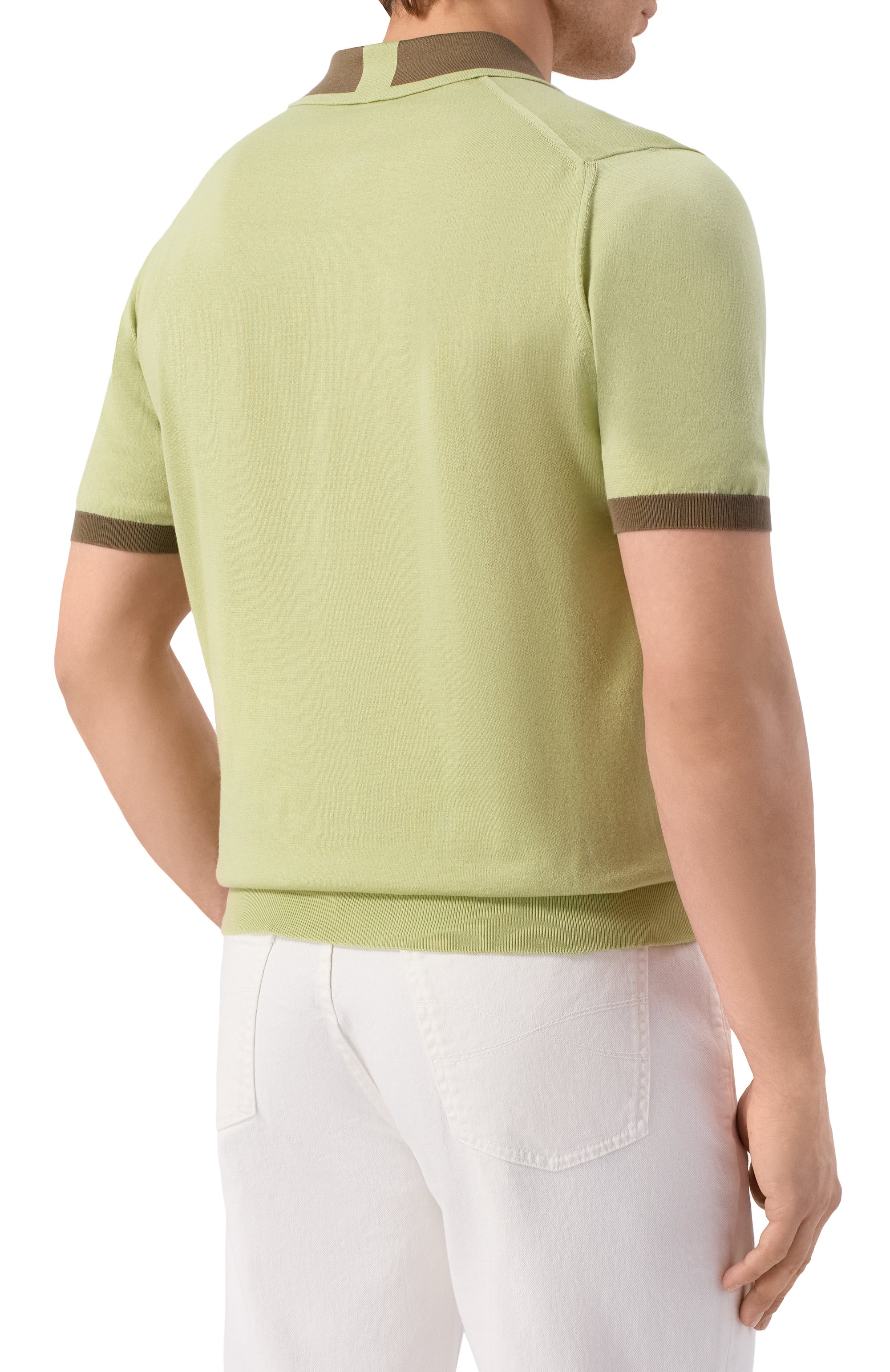 Хлопковое поло KITON, арт. UMK0571A, фото 4