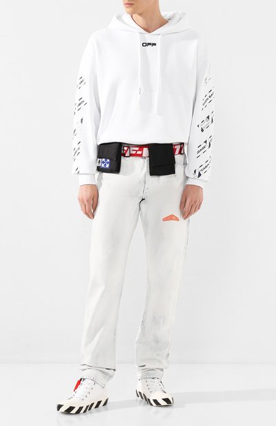 Текстильные кеды OFF-WHITE, арт. 0MIA119S20D330380110, фото 2