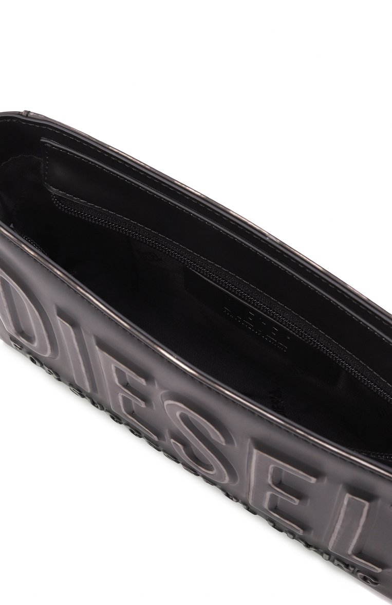 Мужская сумка dsl 3d camera bag x DIESEL черного цвета, арт. X10235/P8078 | Фото 5 (Материал: Экокожа; Ремень/цепочка: На ремешке; Размер: medium)