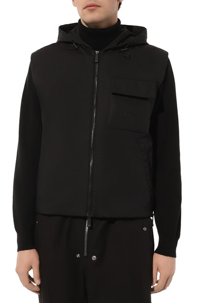 Хлопковый жилет KITON черного цвета по цене 161500 руб., арт. UGKH061K0705D02_SET, фото 3 Хлопковый жилет KITON, арт. UGKH061K0705D02_SET, фото 3