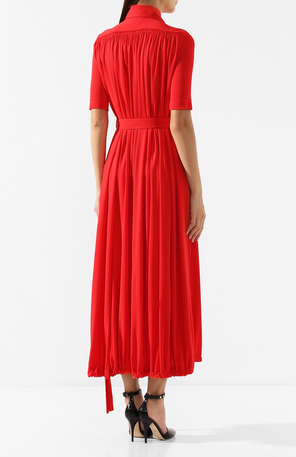 Платье из вискозы BURBERRY, арт. 8017535, фото 4