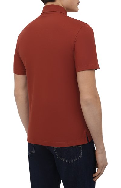 Хлопковое поло ZEGNA, арт. UW392/752, фото 4