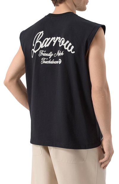 Хлопковая майка BARROW, арт. S5BWMATH144, фото 4