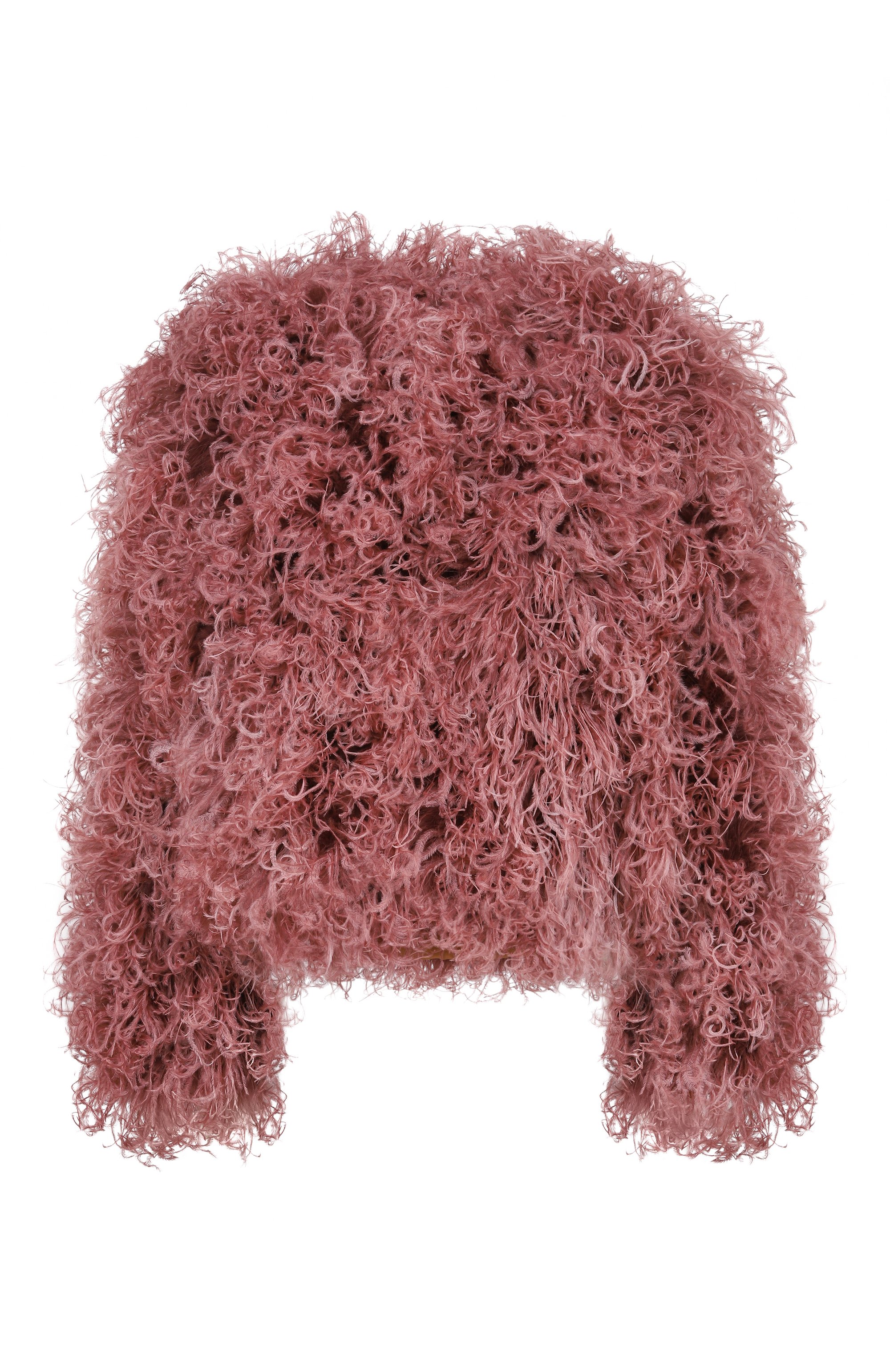 Шелковый жакет с отделкой из перьев страуса VALENTINO, арт. 8B3CE5D5/1C8, фото 1