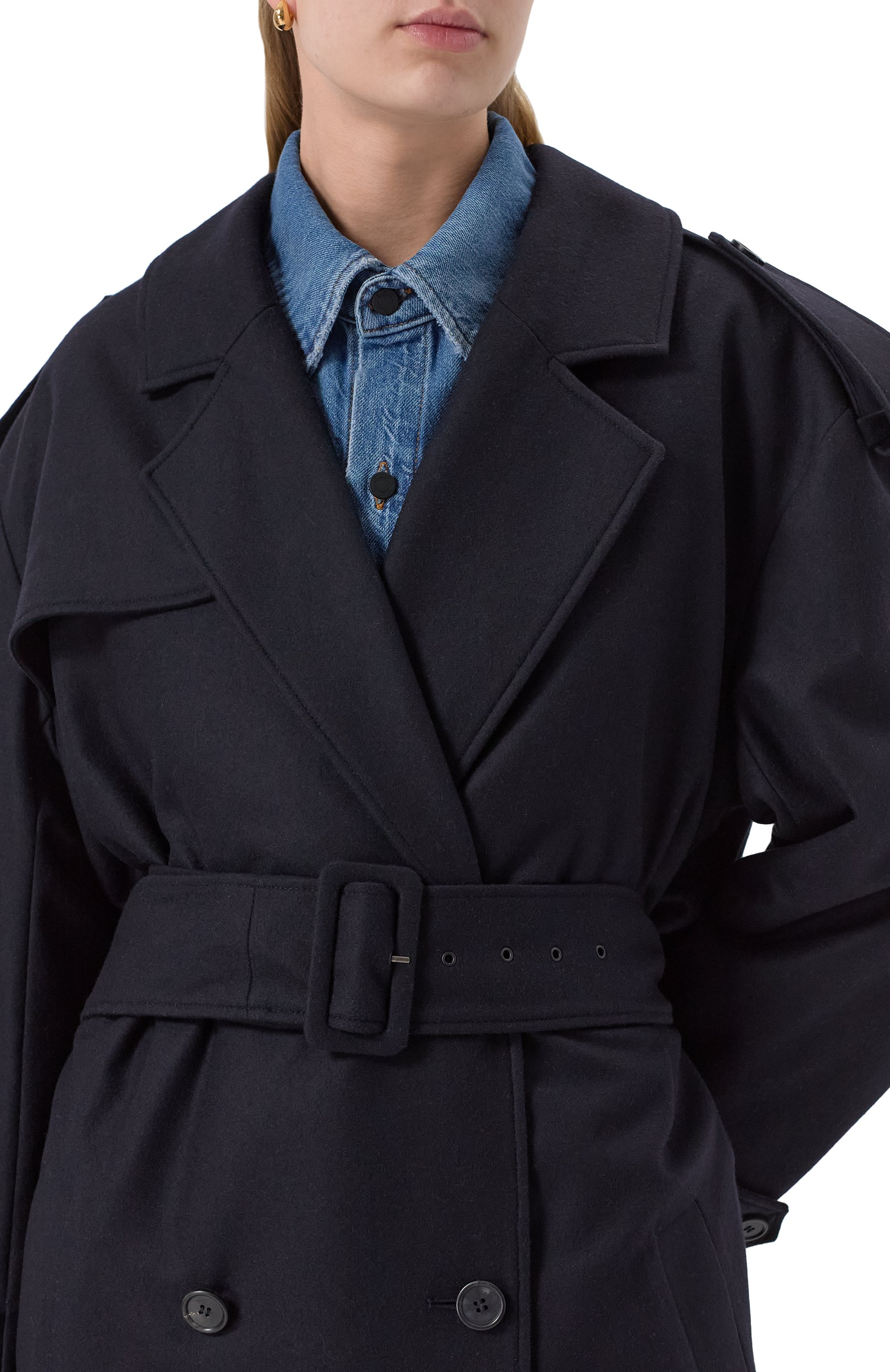 Шерстяной тренч BATS, арт. BCT_020, фото 5